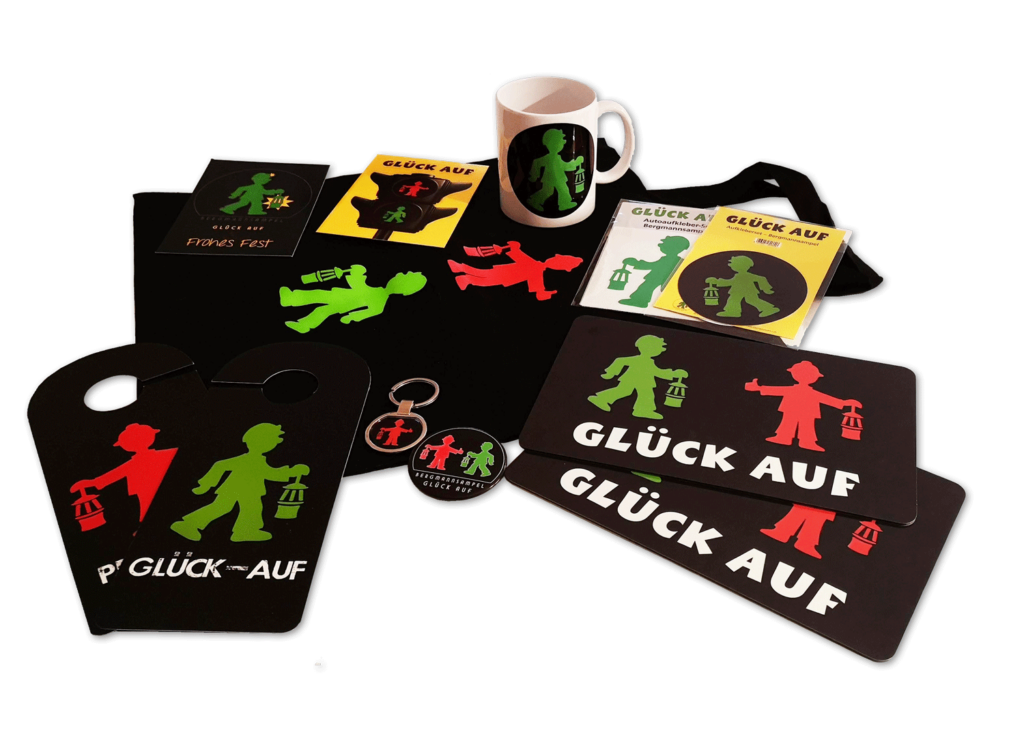 Übersicht des Bergmannsampel Merchandising